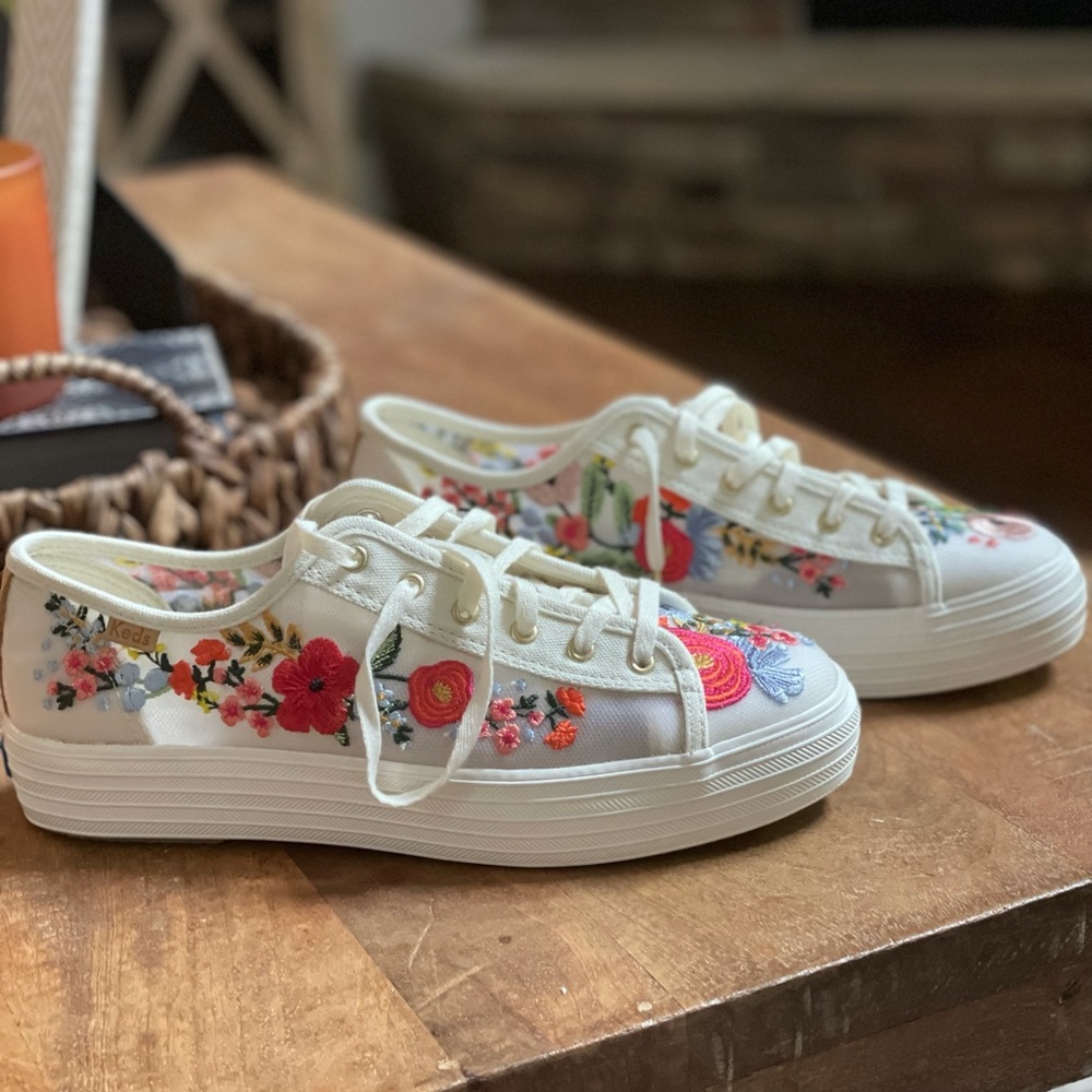 Keds x Rifle Paper Co. Triple Kick Floral